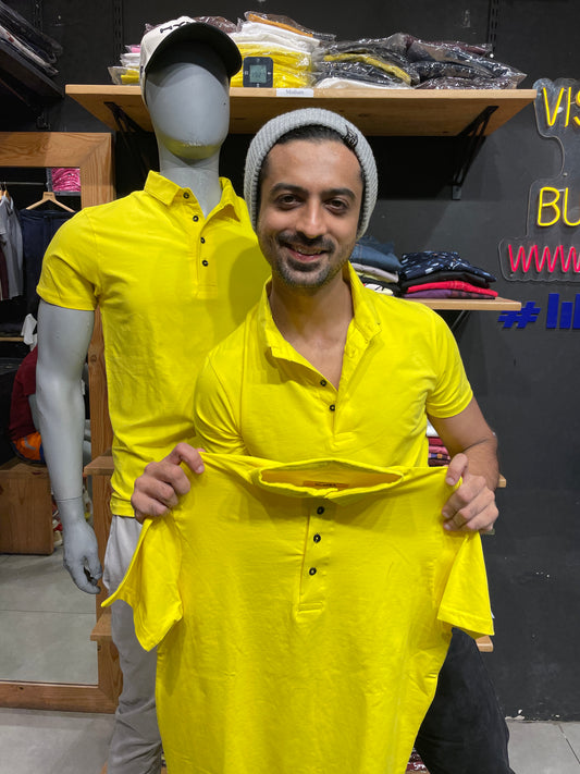 Lemon Small Collar T-shirt