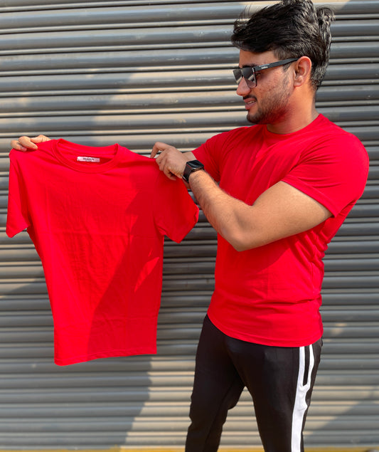 Red Basic Tshirt (Use discount code BASIC999 for three colours or above)