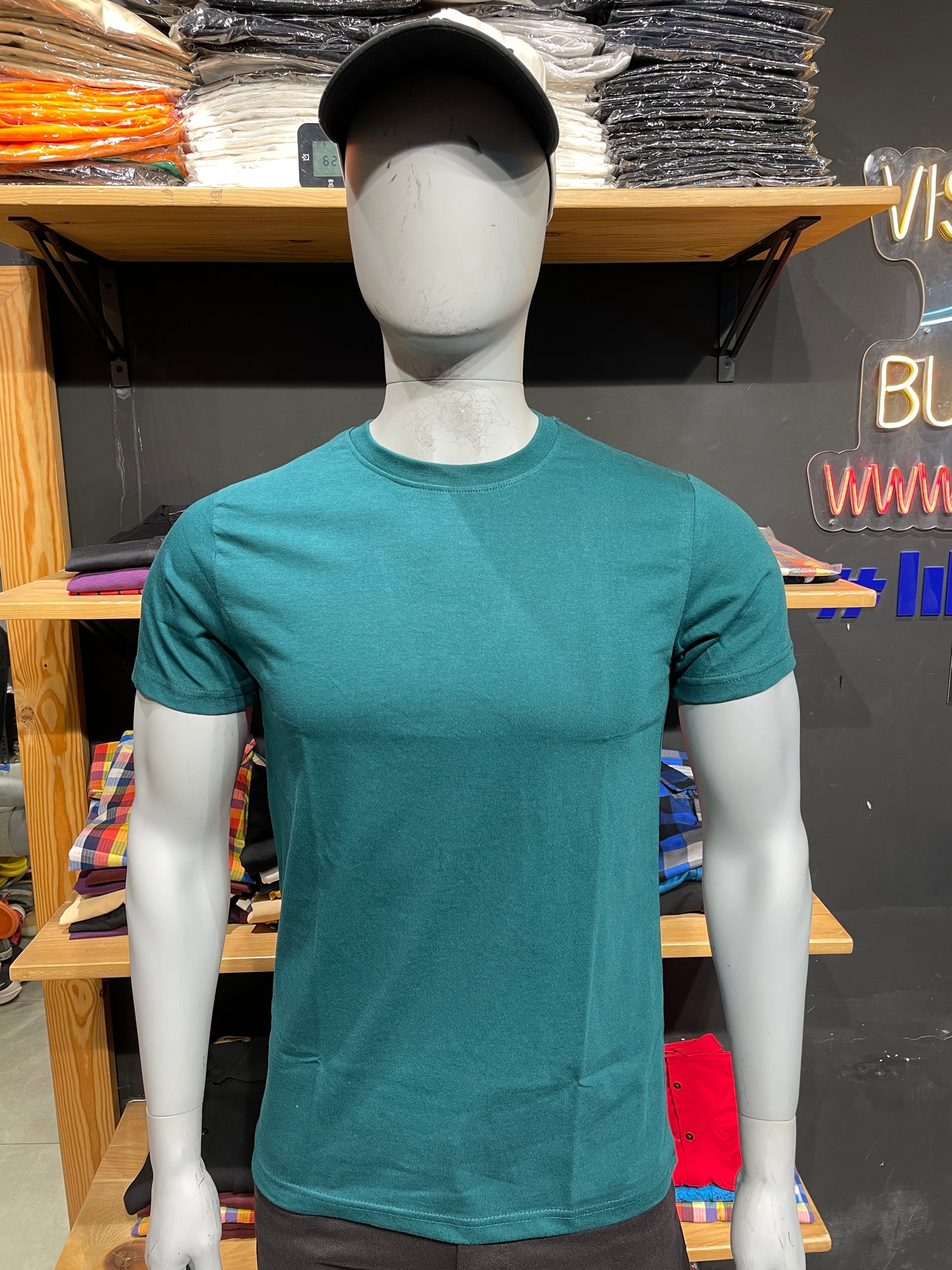 Harbour Blue Basic Tshirt (Use discount code BASIC999 for three colours or above)